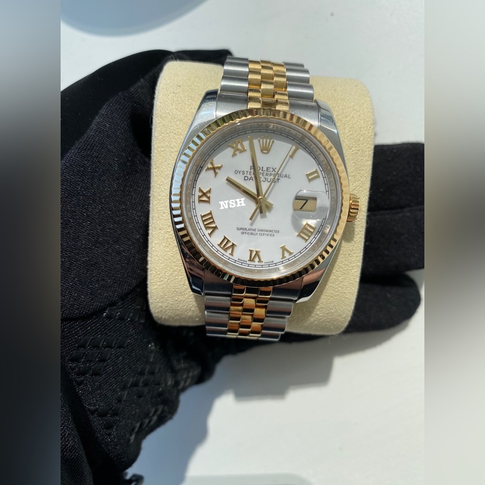 Rolex Roman letter 2 tones for sale